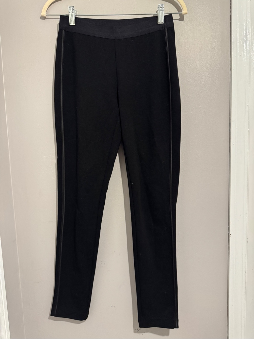 Eileen Fisher Black Women's Pull-On Ponte Leggings